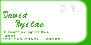 david nyilas business card